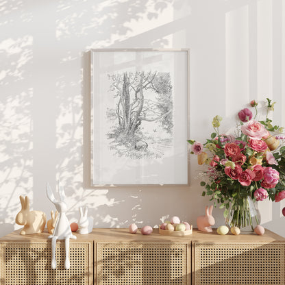 Eeyore Print: Winnie the Pooh Vintage Nursery Art