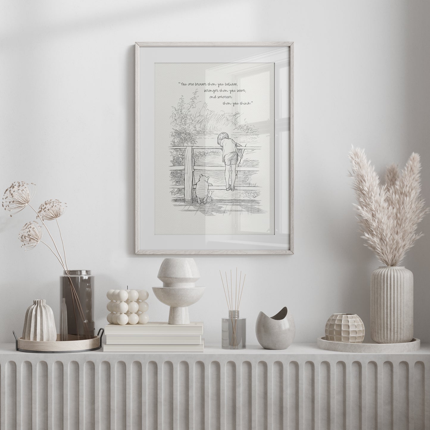 Winnie the Pooh Quote Print: Vintage Style Illustration
