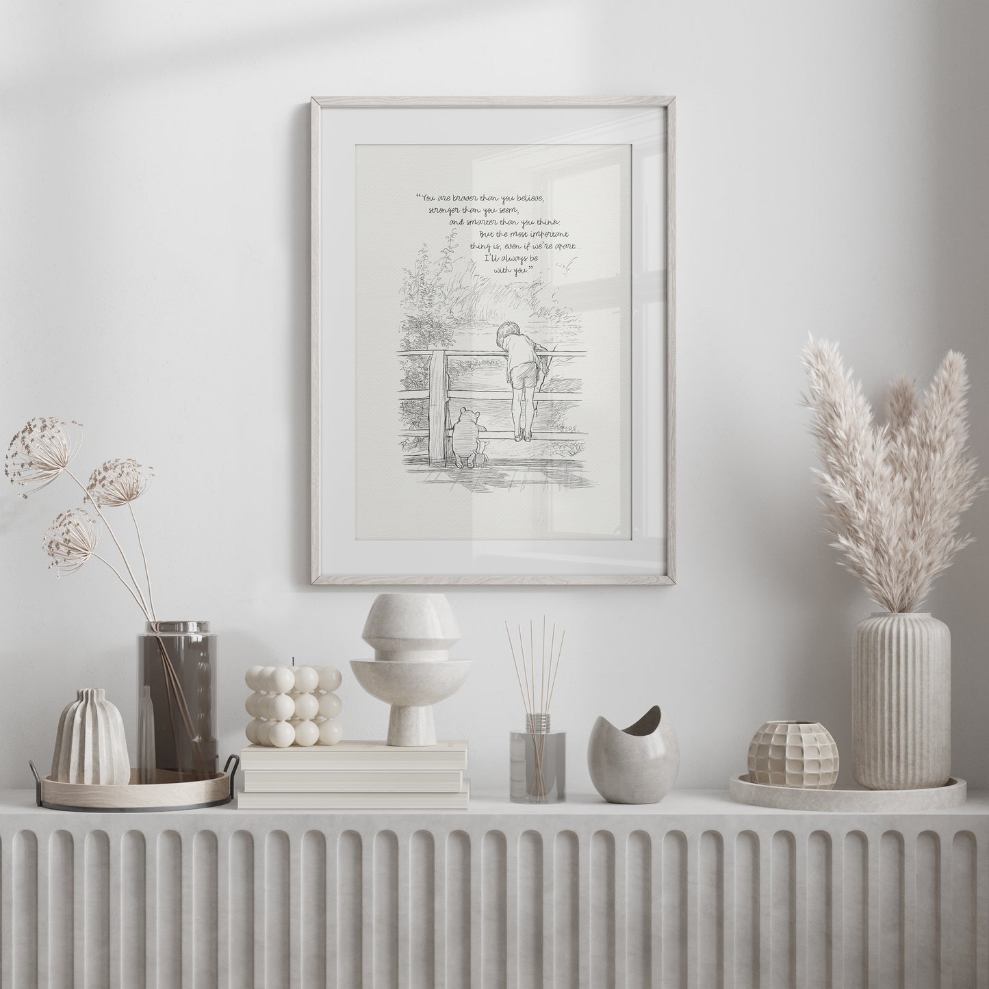 Winnie the Pooh Quote Print: Classic Vintage Style Illustration
