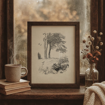 Winnie the Pooh Poster: Classic Illustration Vintage Art Print