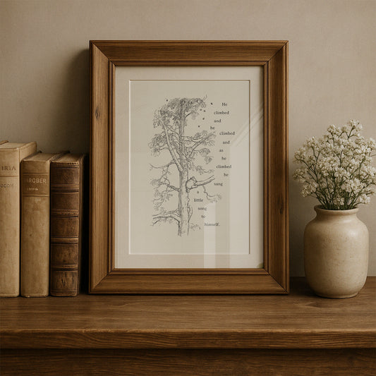 Winnie the Pooh Classic Print: Vintage Wall Decoration