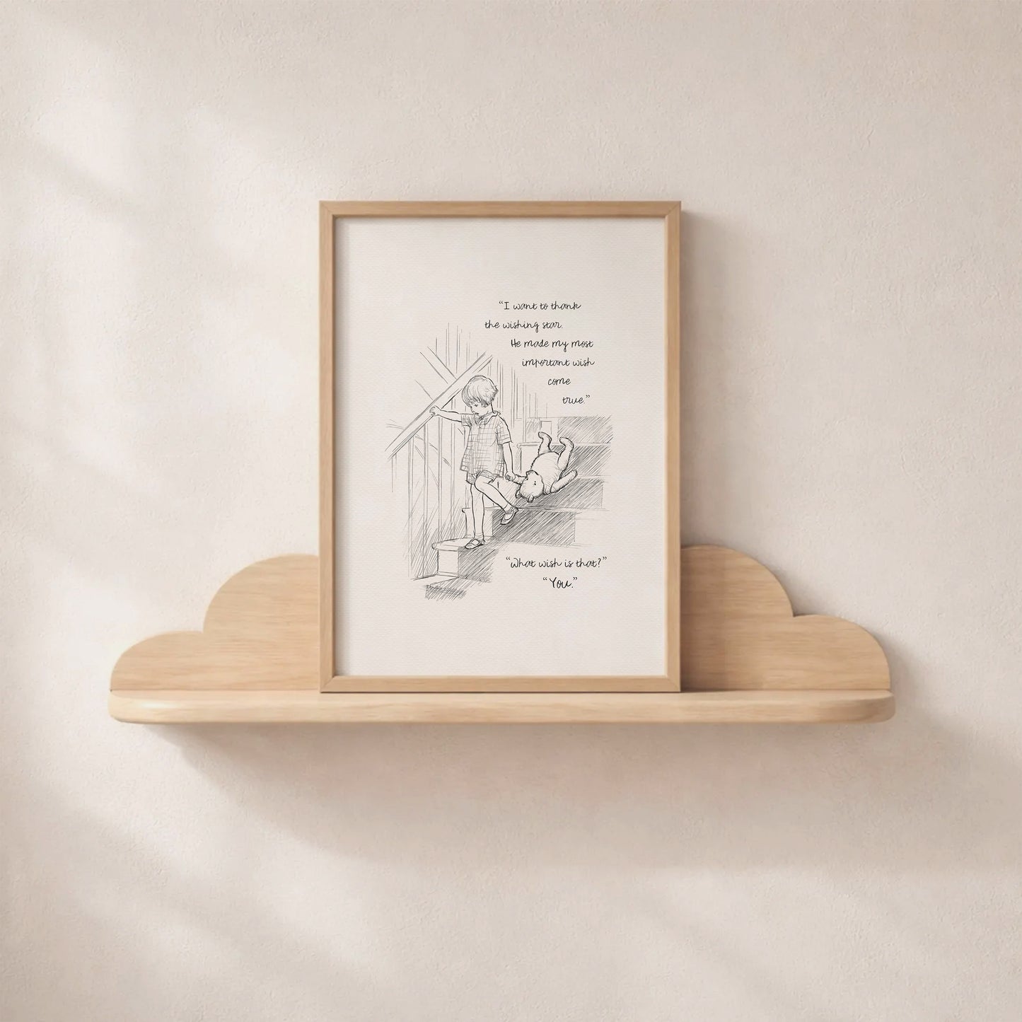 Winnie the Pooh Quote Poster: Christopher Vintage Style Print