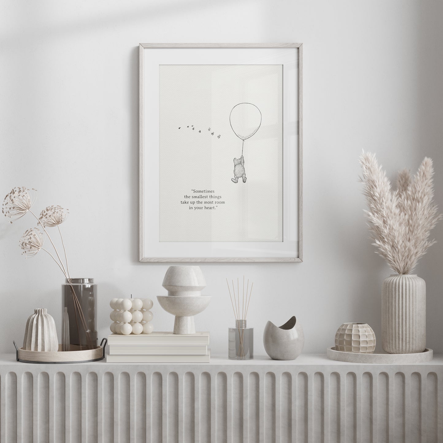 Winnie the Pooh Quote Poster: Vintage Style Classic Illustration