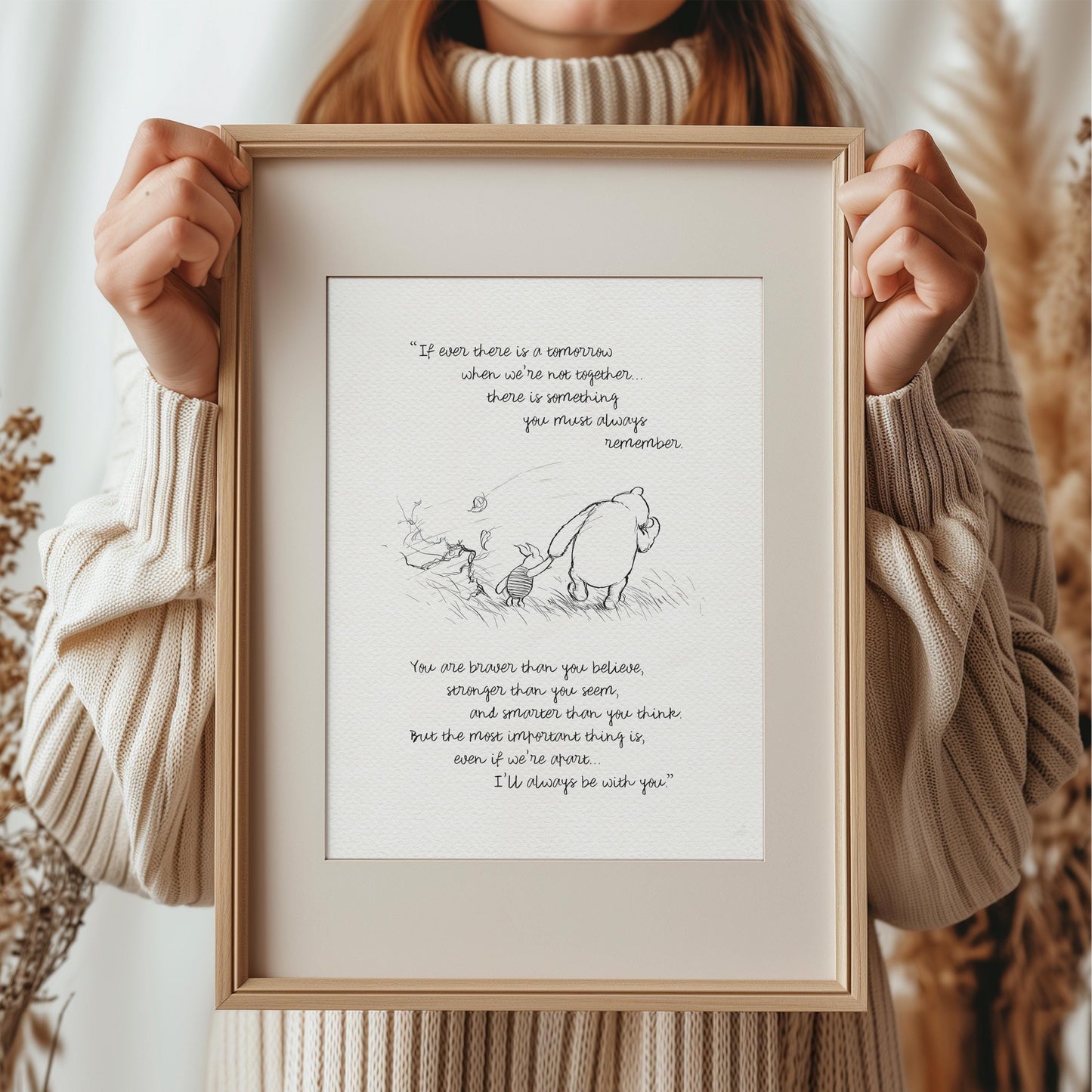 37 Winnie the Pooh Quote Print: Classic Vintage Illustration