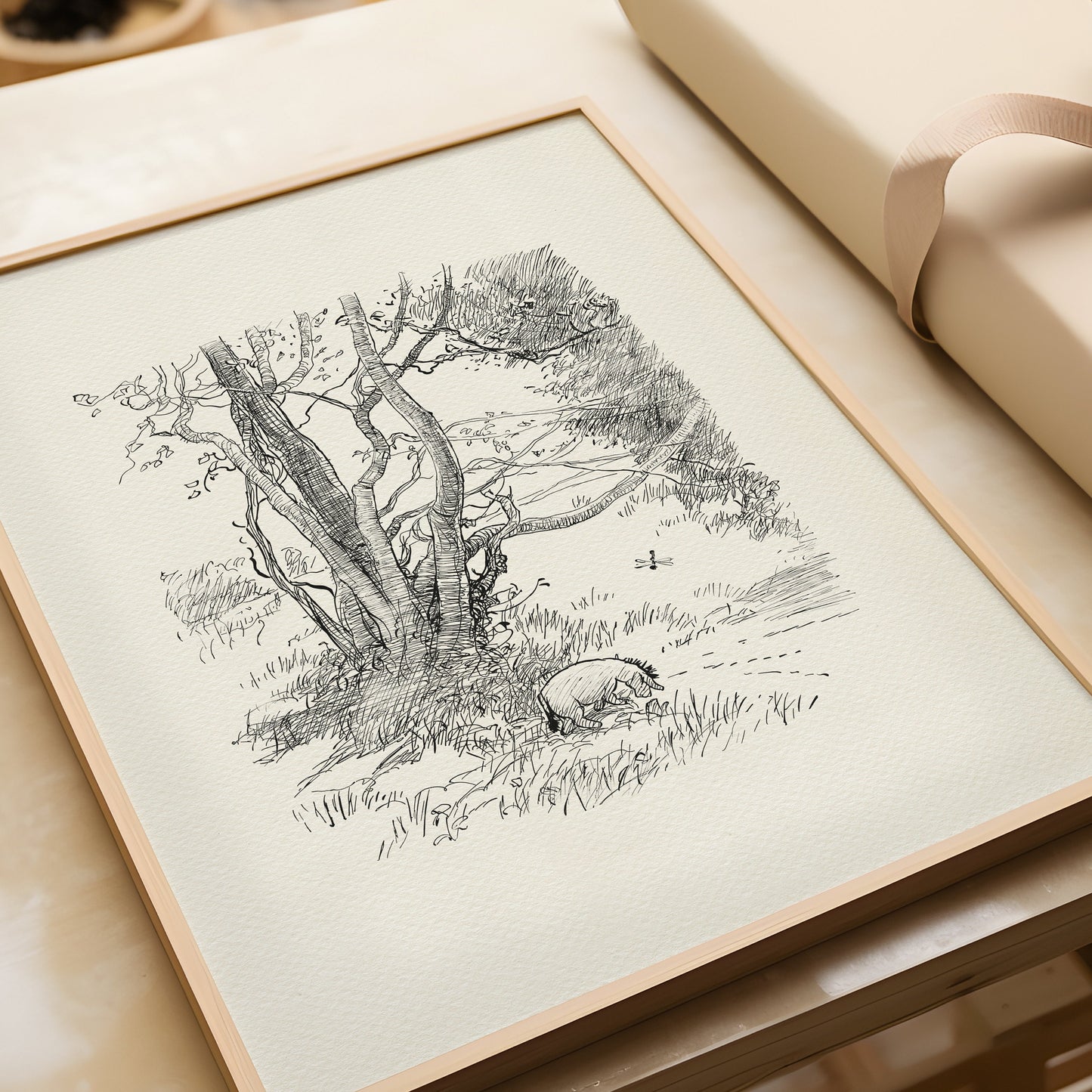 54 Eeyore Print: Winnie the Pooh Vintage Nursery Art
