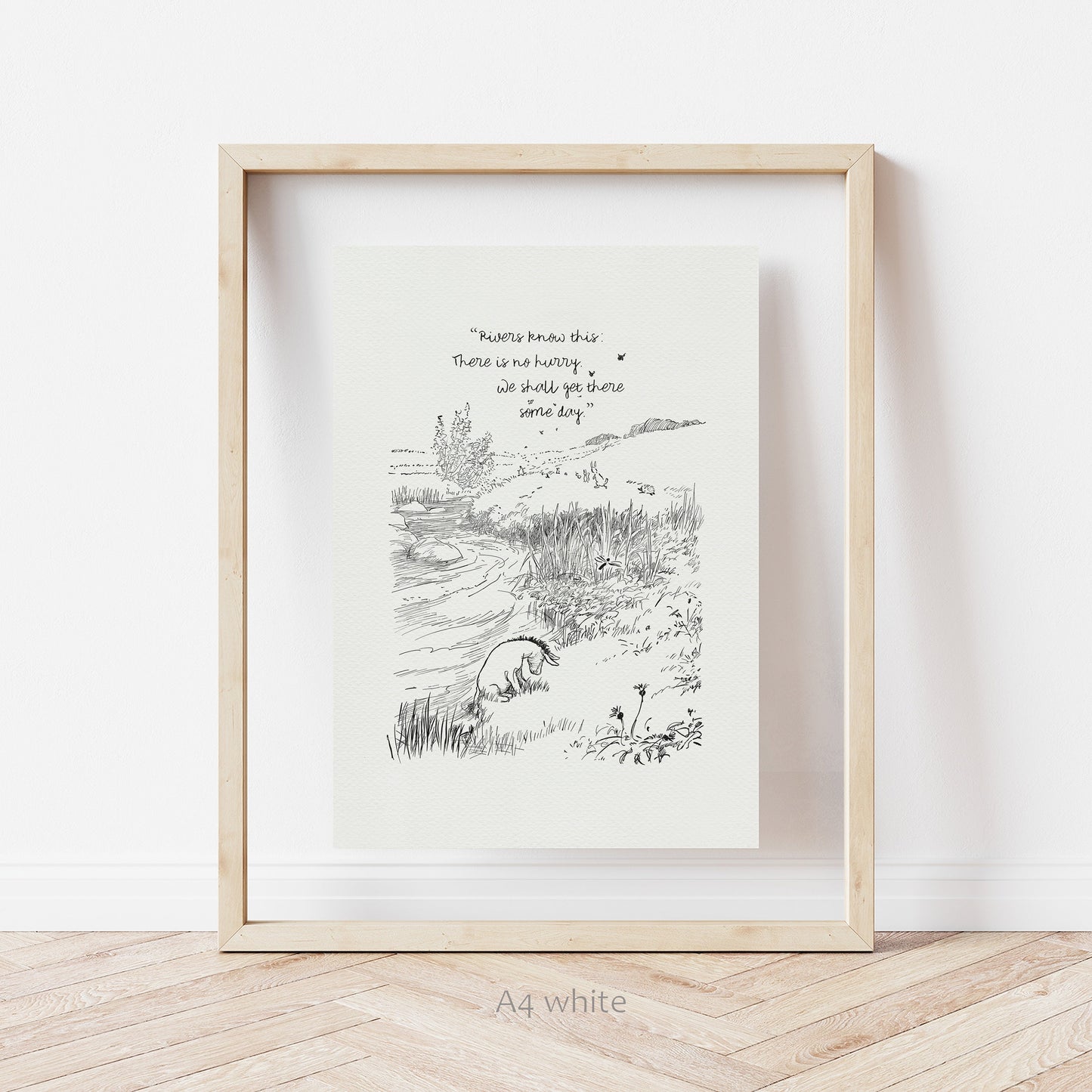 43 Eeyore Winnie the Pooh Print: Vintage Nursery Wall Art