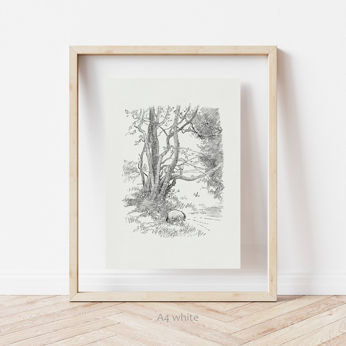 54 Eeyore Print: Winnie the Pooh Vintage Nursery Art