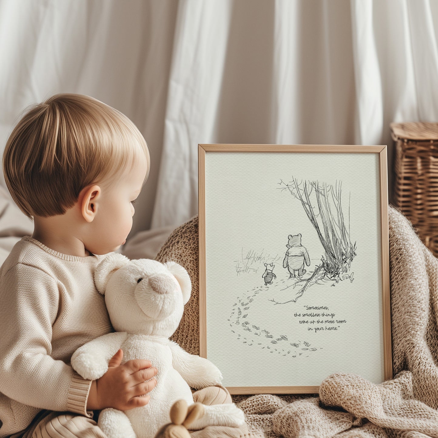 63  Winnie the Pooh Quote Print: Classic Shepard Illustration