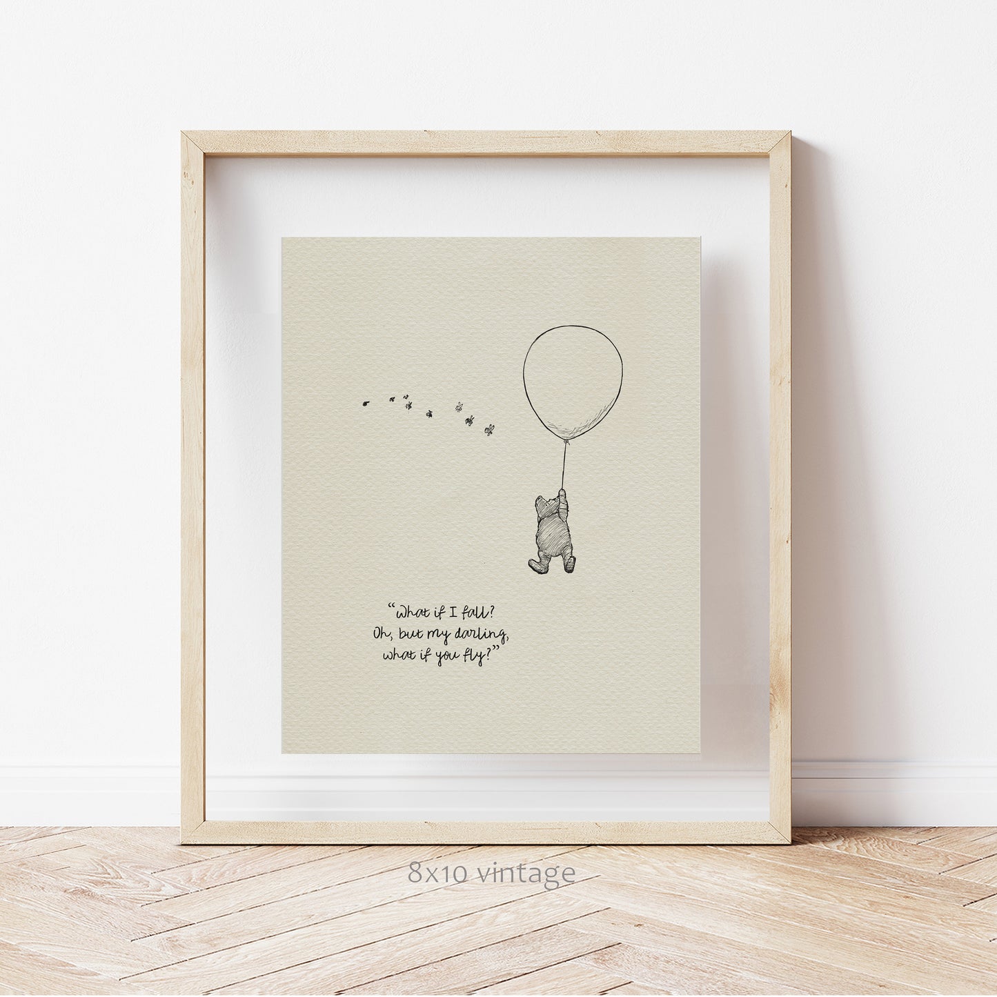 32 Winnie the Pooh Quote Poster: Classic Vintage Style Art Print