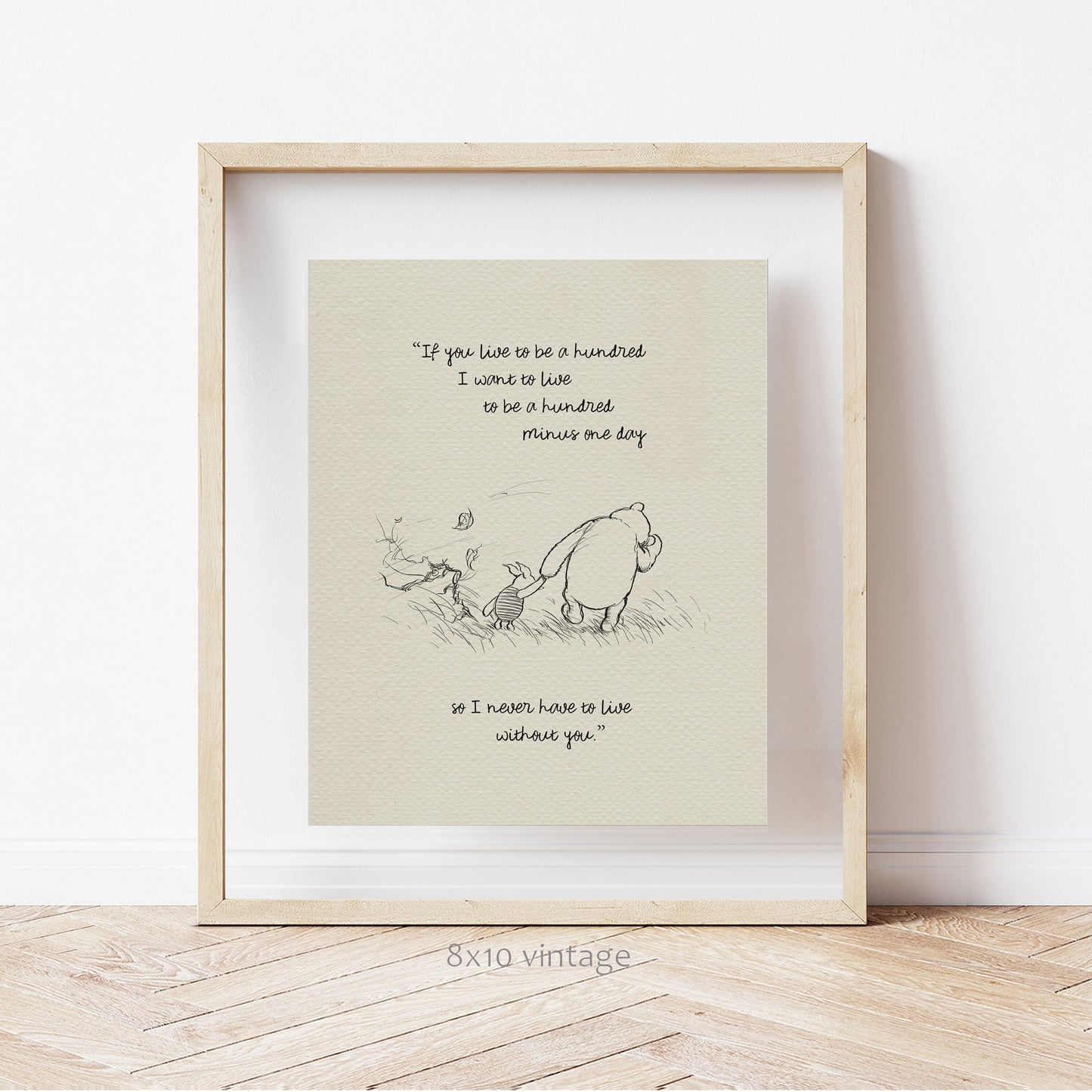 34 Winnie the Pooh Quote Poster: Vintage Style Print