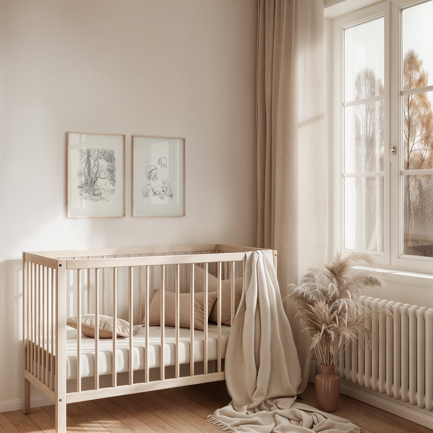 Eeyore Print: Winnie the Pooh Vintage Nursery Art