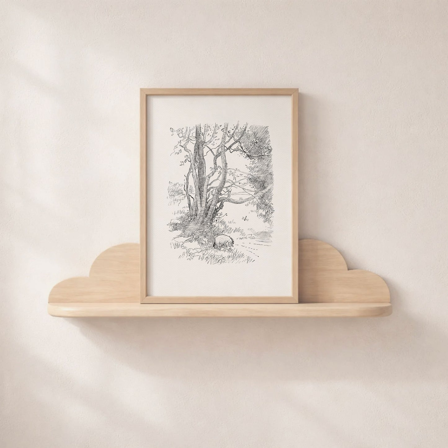 Eeyore Print: Winnie the Pooh Vintage Nursery Art