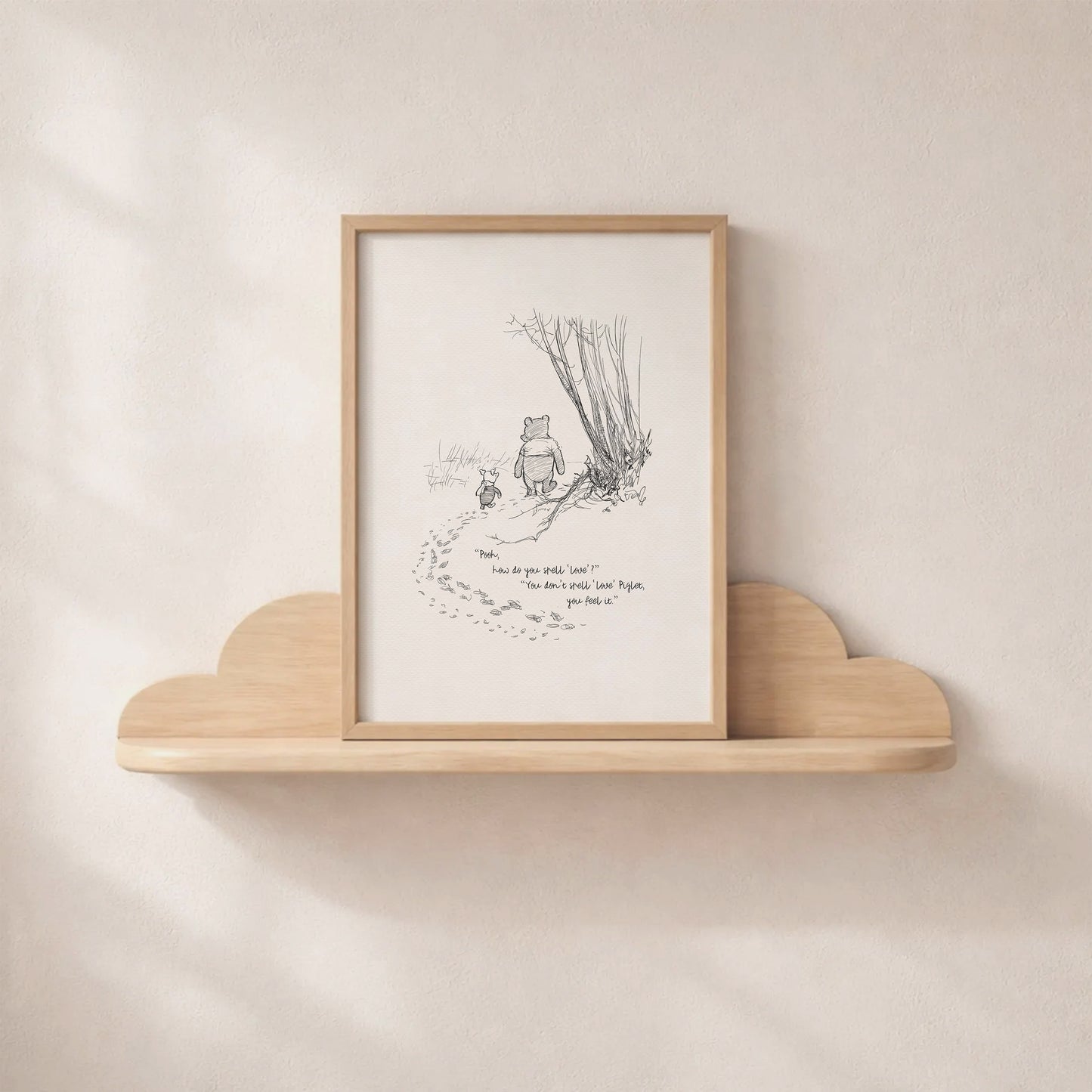 Winnie the Pooh Quote Print: Classic Nursery Wall Art