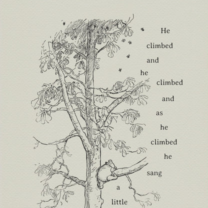 Classic Winnie the Pooh Quotes: Black and White Print Vintage Nursery Wall Art